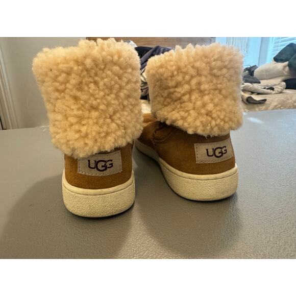 UGG Women's Lynus Sneaker Boot Warm Chestnut-Size 8 - Picture 4 of 7